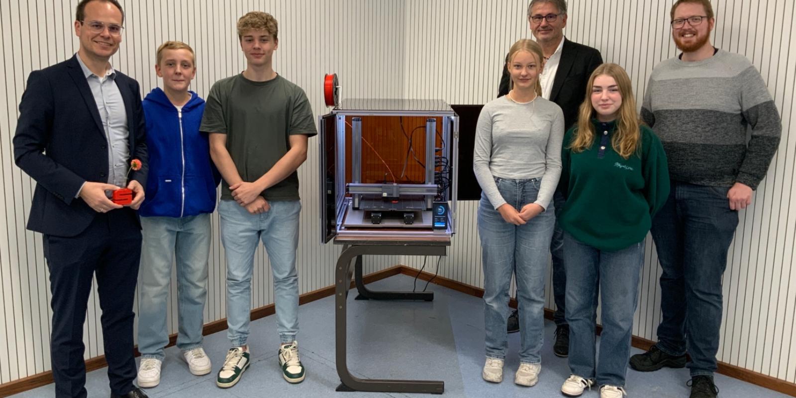 3D-Drucker dank Spende der Kreissparkasse