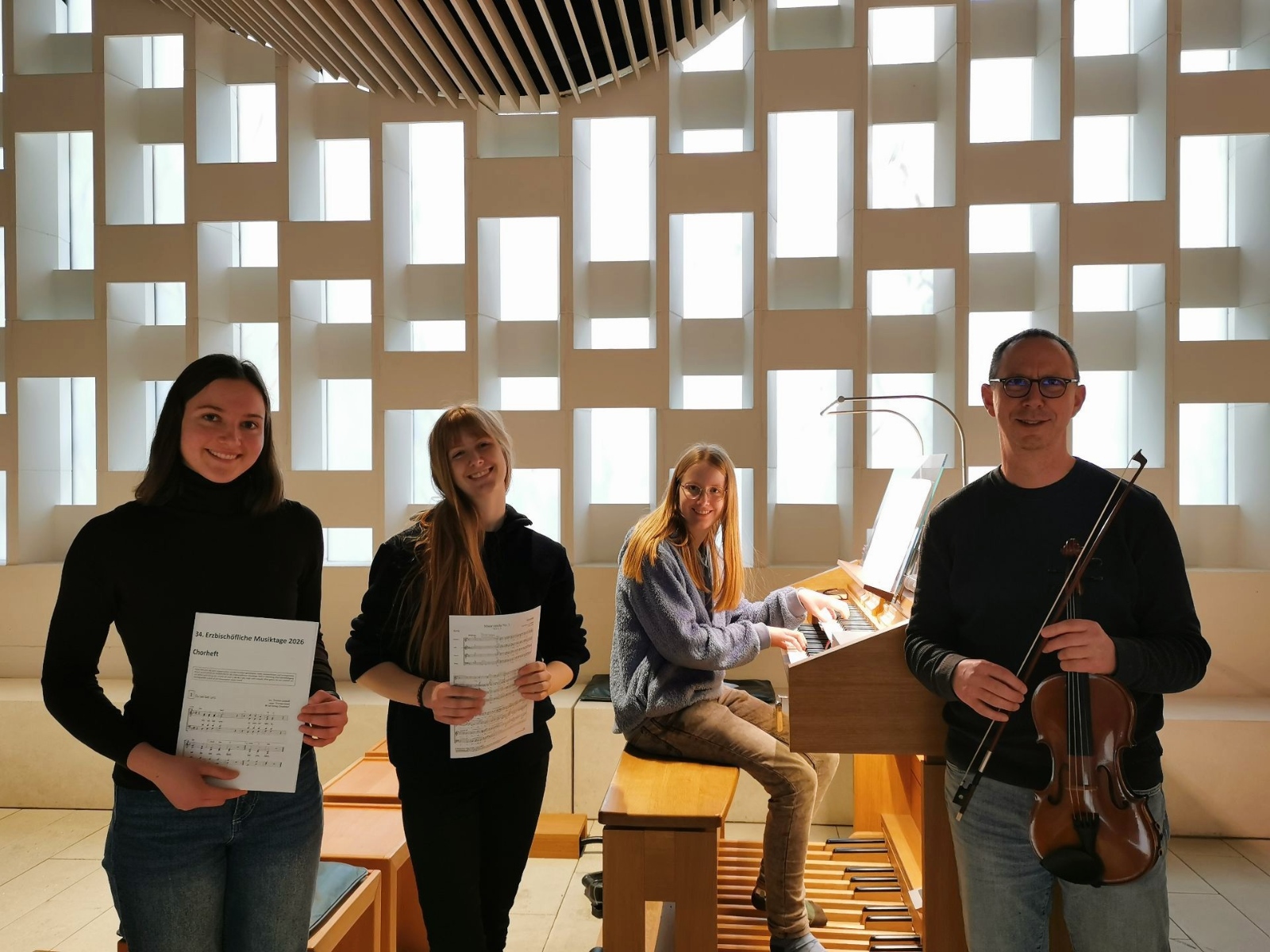 Unsere TeilnehmerInnen an den Erzbischöflichen Musiktagen 2026