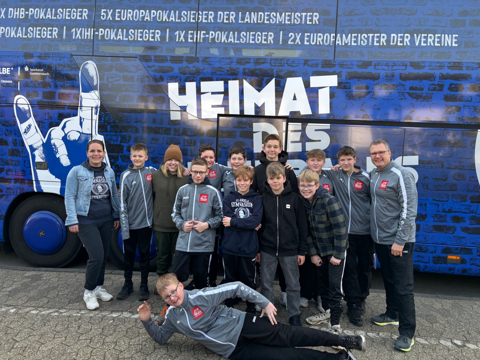 Unser Team beim NRW-Landesfinale im Handball