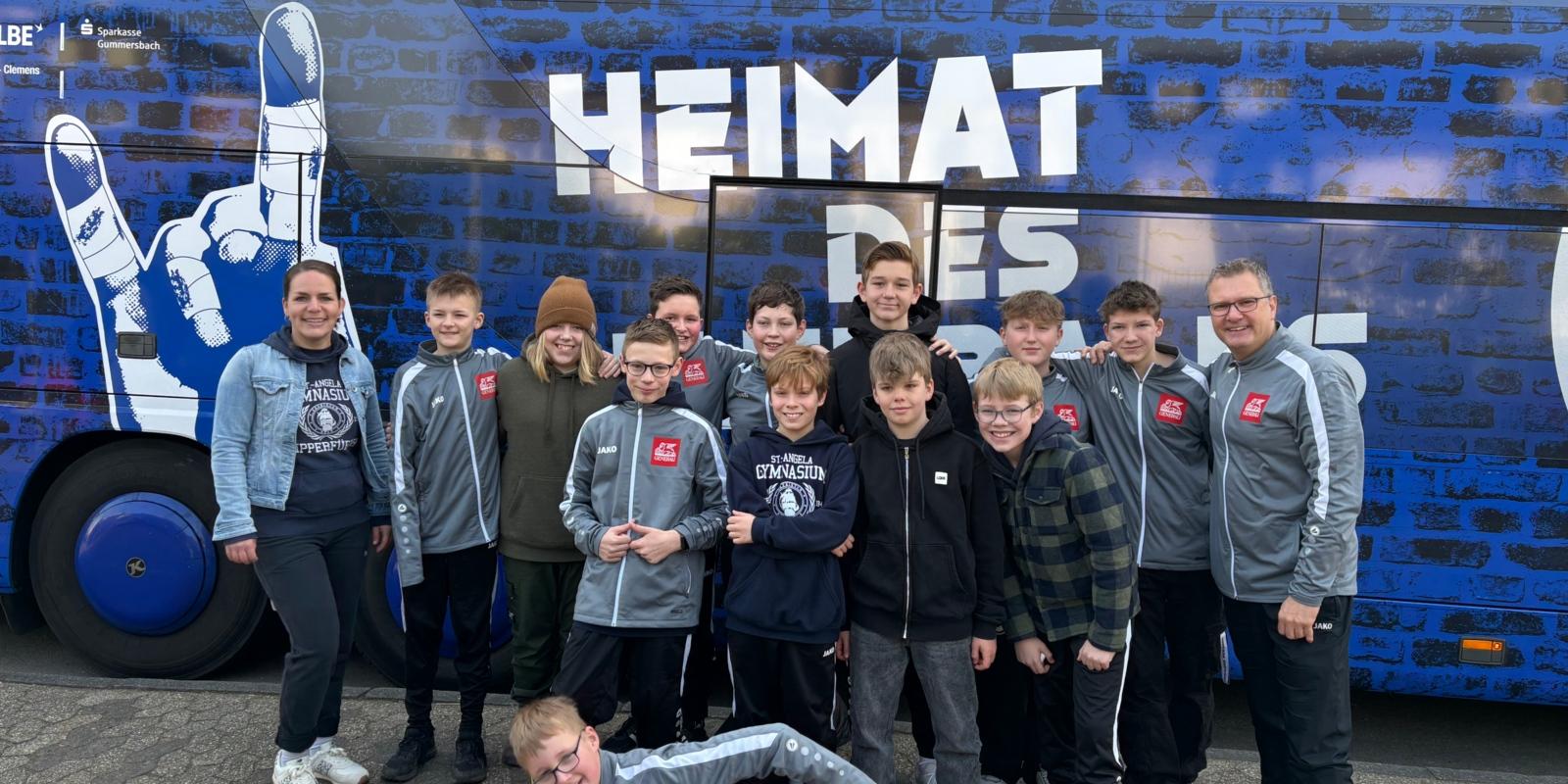 Unser Team beim NRW-Landesfinale im Handball