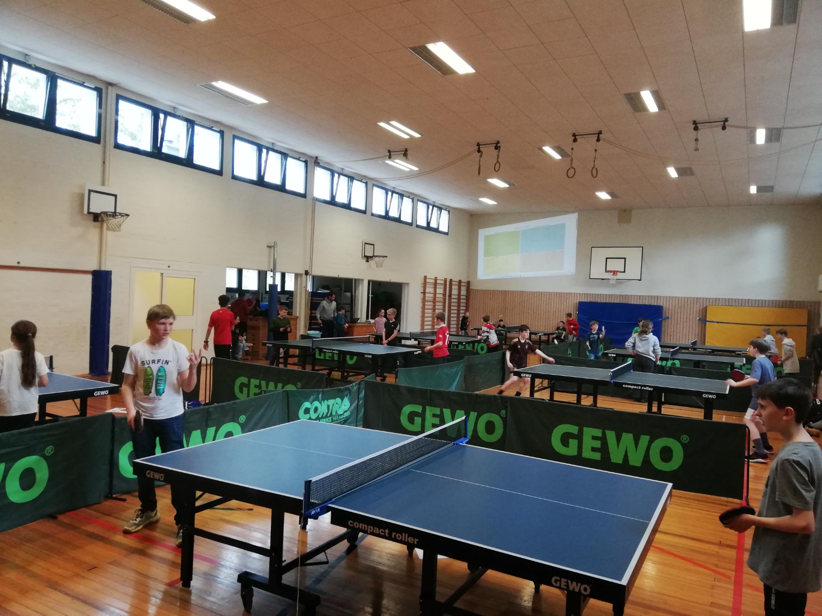 Konzentrierte Spannung beim 1. St.-Angela-TT-Cup