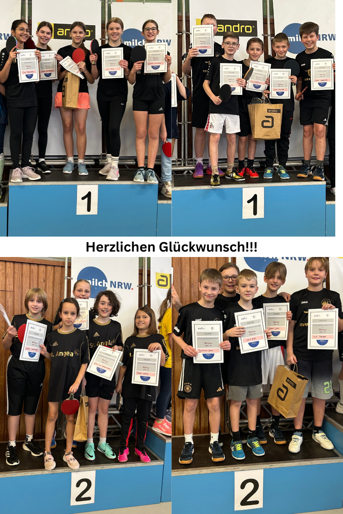Erfolgreicher Tischtennis-Milchcup 2025