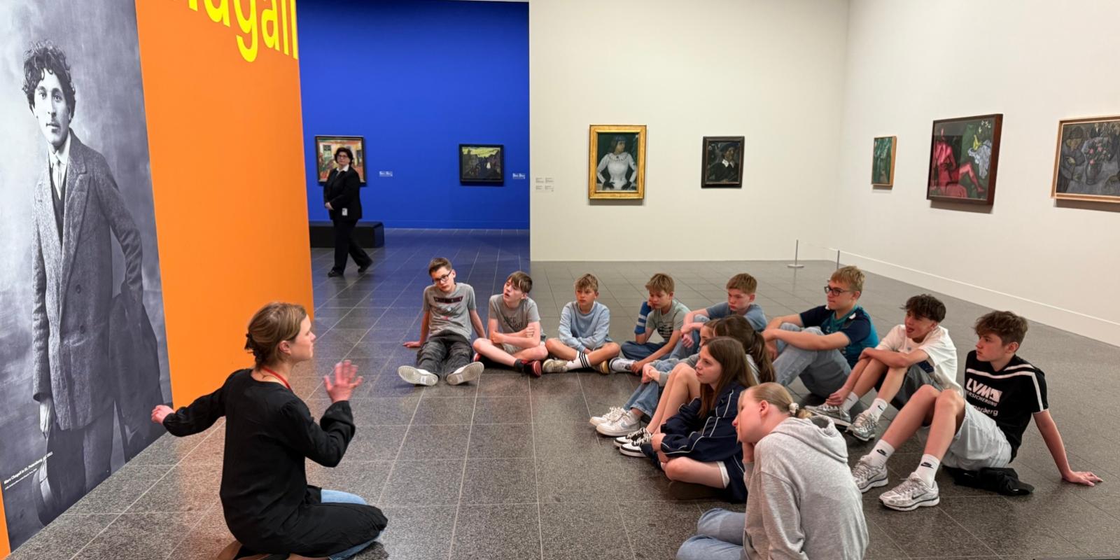 Marc Chagall begeistert die Klasse 7a