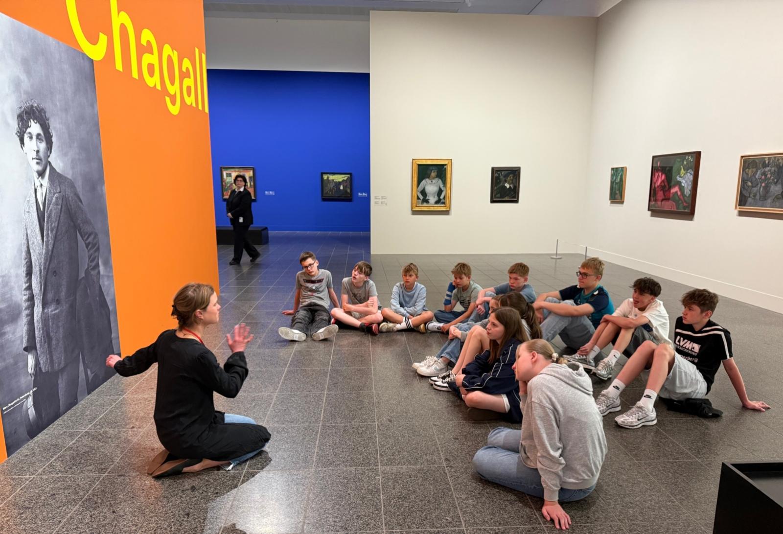 Marc Chagall begeistert die Klasse 7a