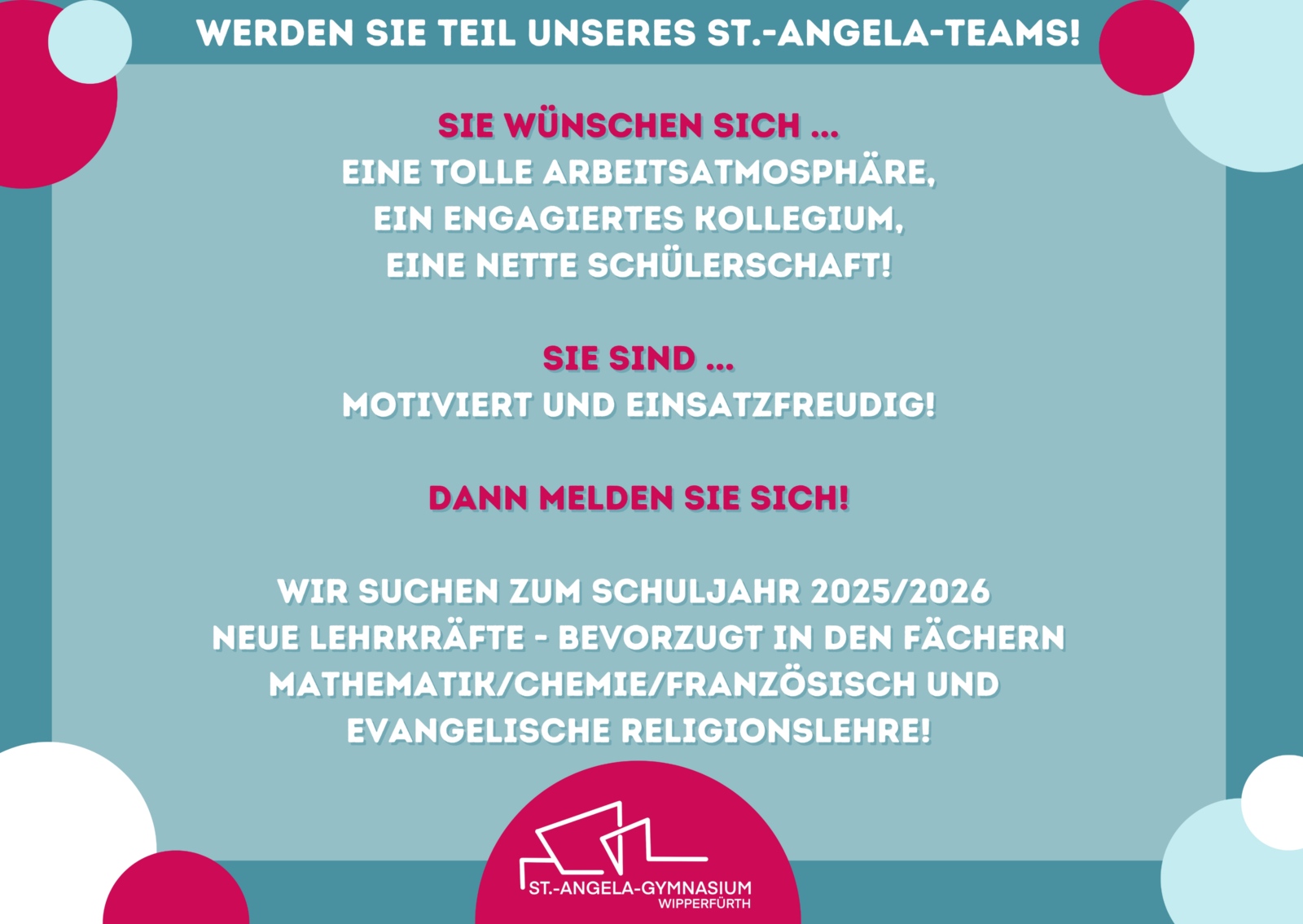 Stellenausschreibung 25