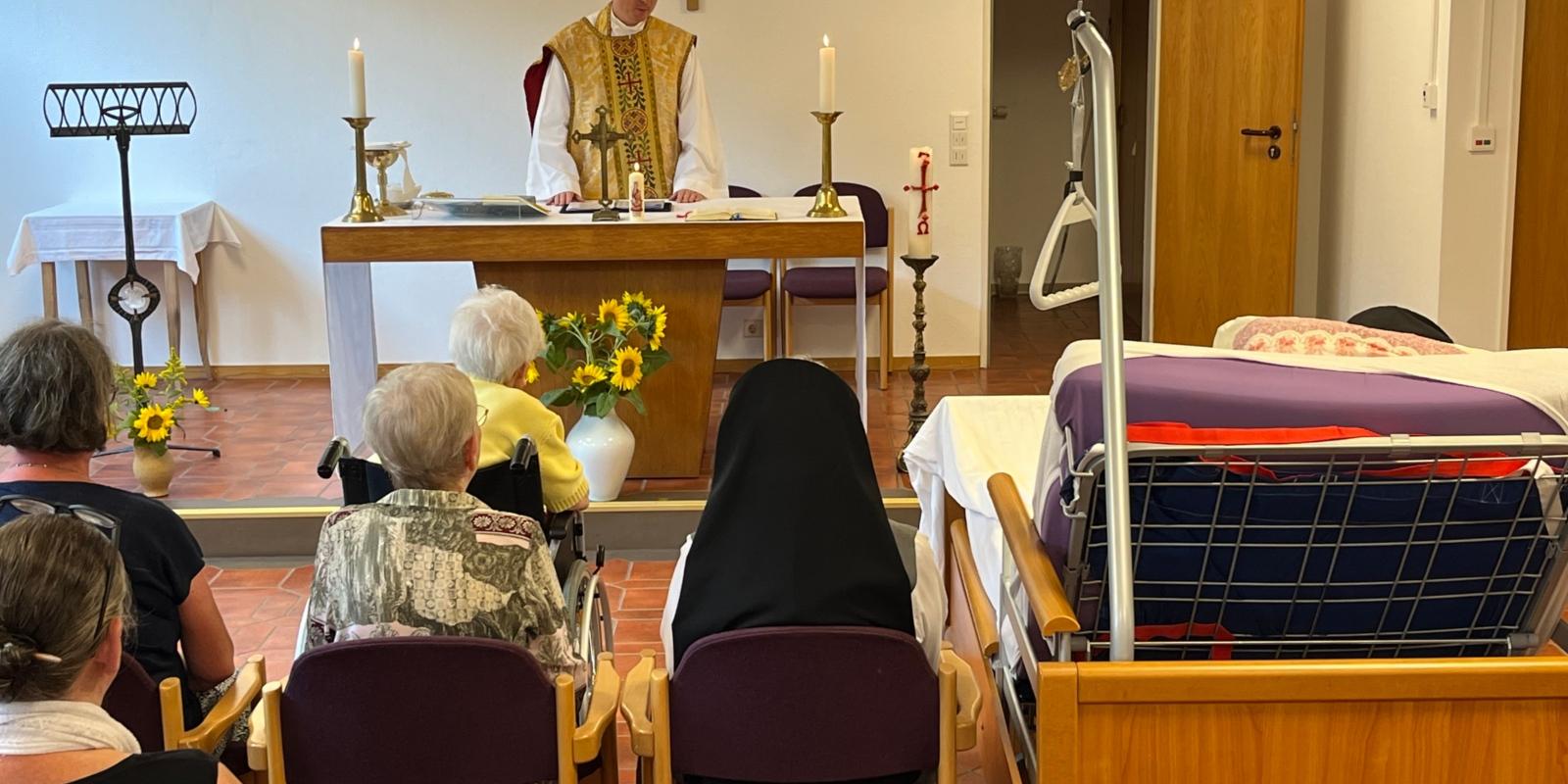 Feier des 75-jährigen Ordensjubiläums von Schwester Theresia